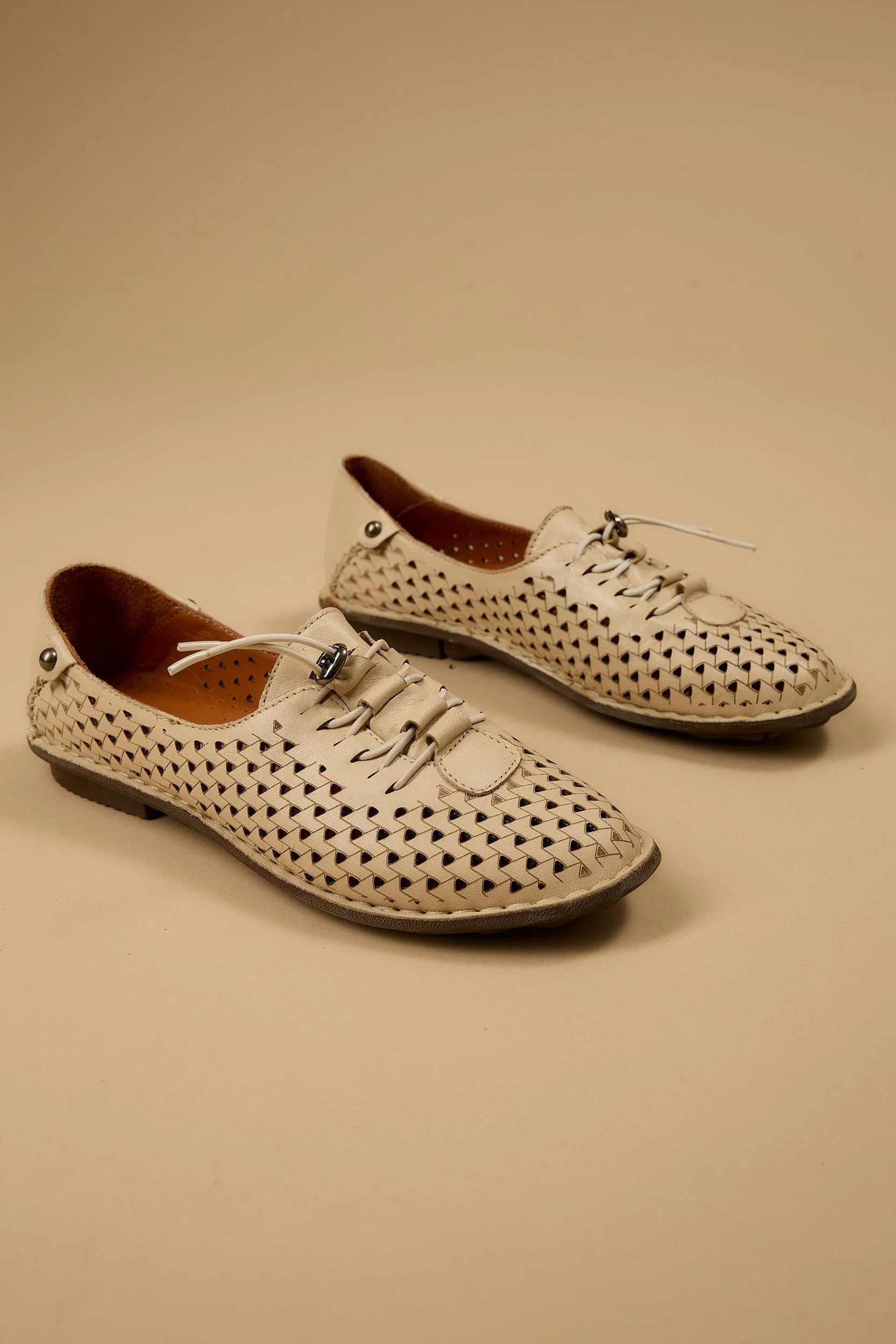 JABIN Leather - Beige - Image 13