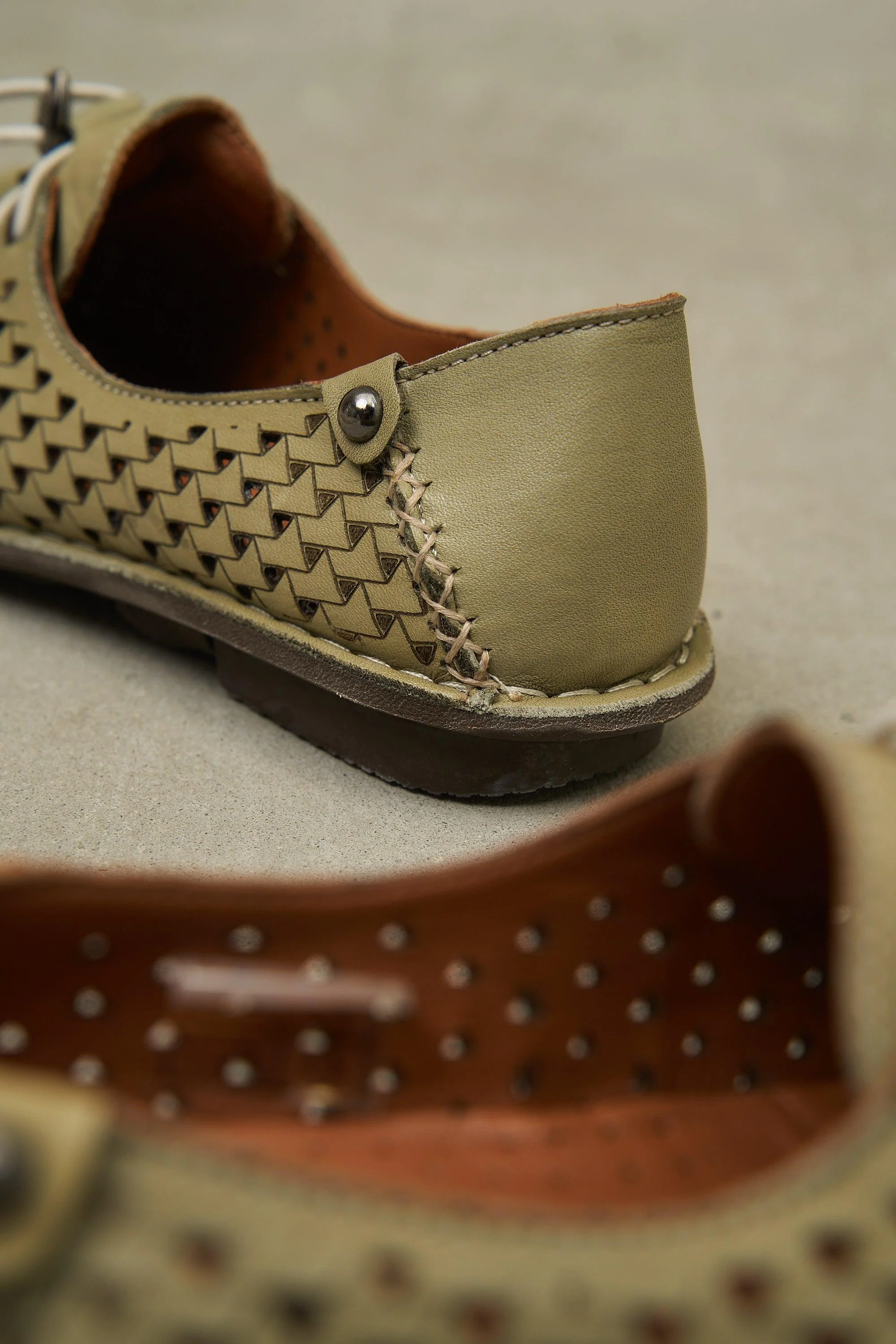 JABIN Leather - Olive - Image 10