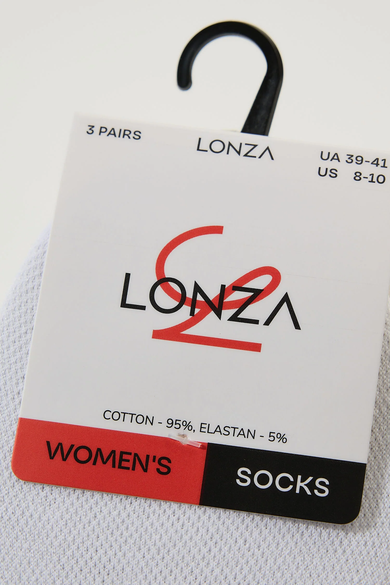 Pure Premium Cotton Socks, White - Image 3